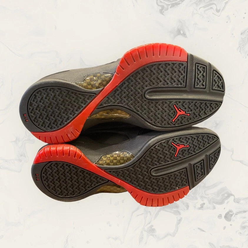 220) Nike Air Jordan 19 Retro Countdown Pack 2008 CDP BRED 332549-001 Hombre’s Talla 8 Foto 4 de 4