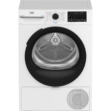 Beko SteamCure 9kg Heat Pump Tumble Dryer - A++ Rated, Quiet - White BM3T3933W