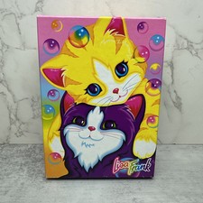 VTG Fantastic World Lisa Frank Kitten Bubbles USA Cardboard Stationery 90s BOX