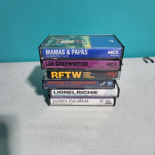 Soul Music Cassette Lot Lionel Richie Mamas & Papas Rftw James Ingram Jeffrey Os - Picture 5 of 5