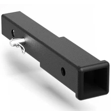3500 LB Dual 2" Trailer Hitch Receiver Rise-Drop Adapter Extender Extension Tow