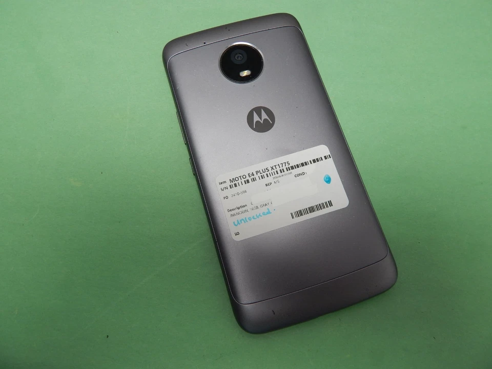 MOTO E4 PLUS XT1775 16 GB - (Desbloqueado) Gris PAQUETE Y ENVÍO GRATUITOS Foto 4 de 4