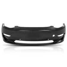 Fit For 2017-2023 Tesla Model 3 Front Bumper Cover Fascia w/ Park Sensor Hole
