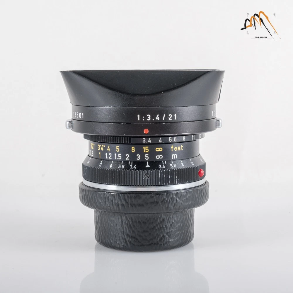 Leica SUPER-ANGULON-M 21mm Focal Camera Lenses f/3.4 Maximum