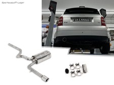 FOX Racing-Komplettanlage ab Kat für Audi A2 1.4 1x90mm doppelwandig abgeschrägt