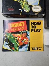 Target: Renegade (Nintendo Entertainment System NES) CIB Complete