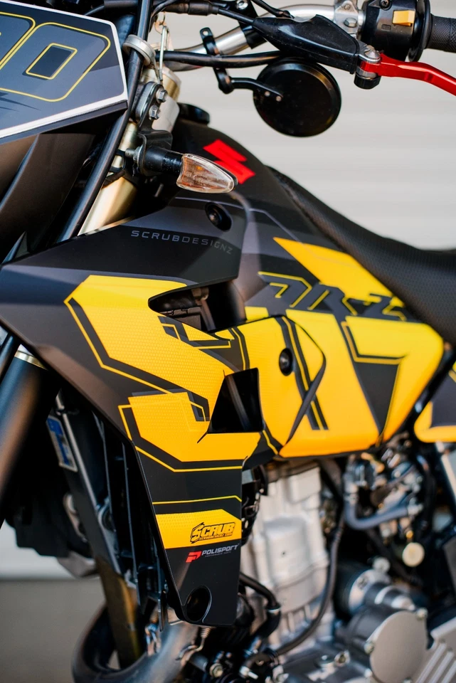 Polisport restyle Plastics + Graphics Suzuki DRZ400 SM Supermoto DR-Z 1999-2024 - Image 4 of 4