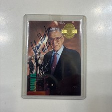 John Wooden Card. Autographed. Near Mint! 1993