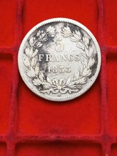 Francia 5 Franchi 1833 W Argento '900.