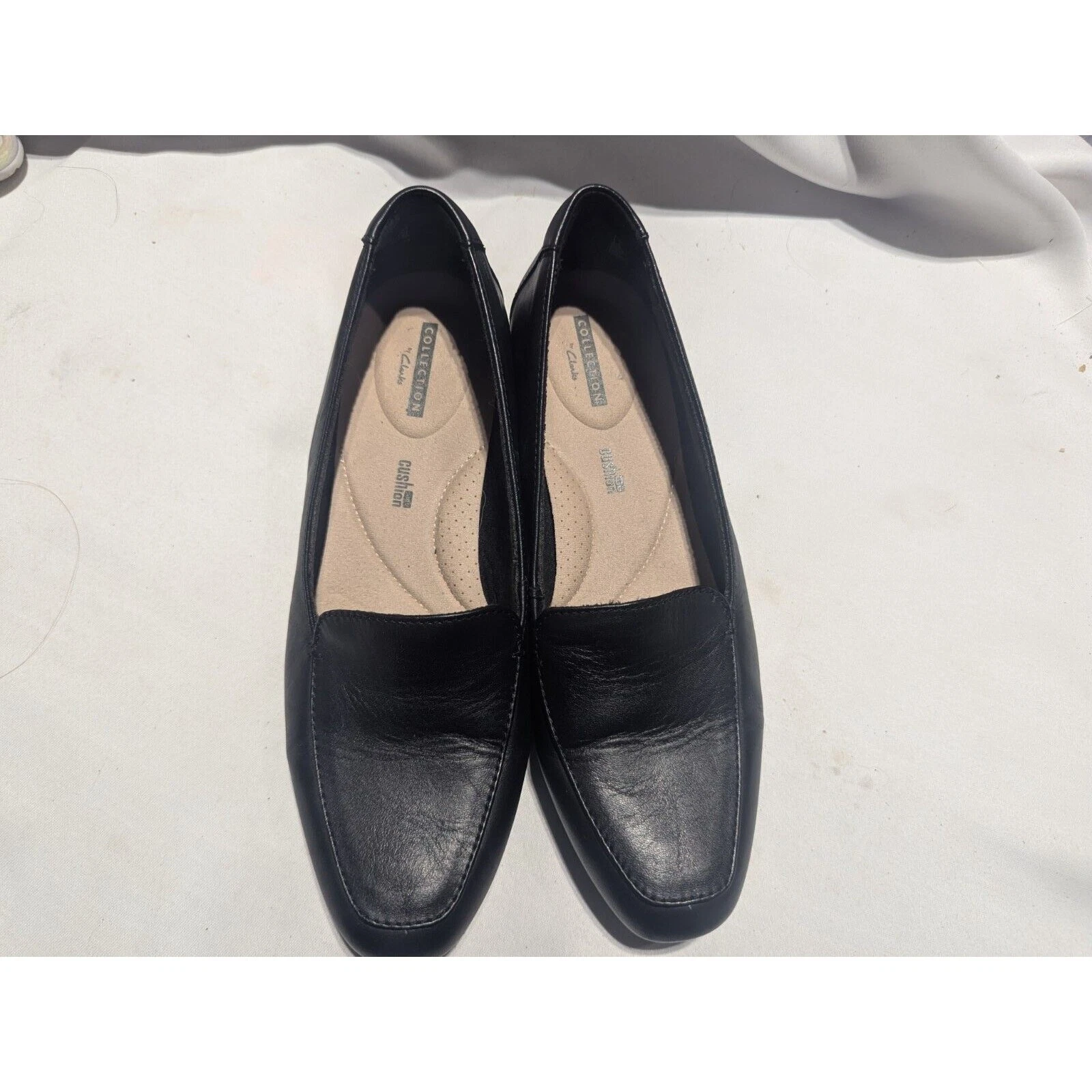 Scarpe comode mocassino Clarks donna Juliet Lora in pelle nera 9. 5 M