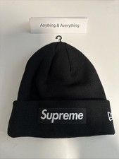 NEW Supreme New Era Box Logo Beanie FW24 Black  100 Authentic  FREE SHIP  