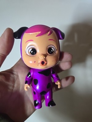 NEW CRY BABIES MAGIC TEARS MINI 5'' DOLL, DOTTY, EDITION VIOLET PURPLE DOLL ONLY