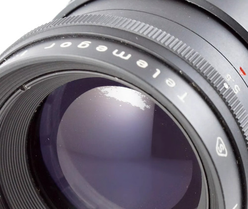 MEYER-OPTIK GÖRLITZ Objektiv TELEMEGOR 5,5/180 Red V * EXA EXAKTA 180 mm f/5,5 - Picture 9 of 12