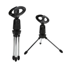 A-Desktop Microphone Stand Table Mic Stand 5/8 Inch Thread Easy To Store