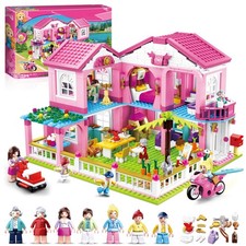 Friends Beach House Building Sets for Girls 6-12, Seaside Villa House with Le...
