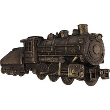 Steam Locomotive Historic Train Engine Transportation Vintage Belt Buckle