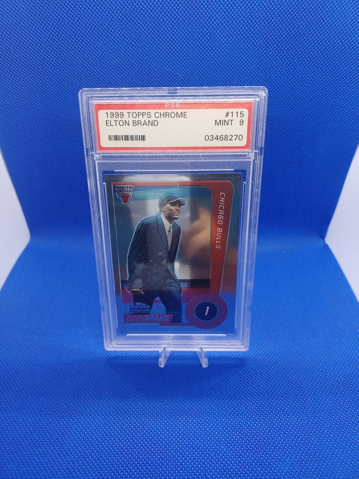 1999-00 Topps Chrome ELTON BRAND #115 PSA 9 MINT Rookie RC