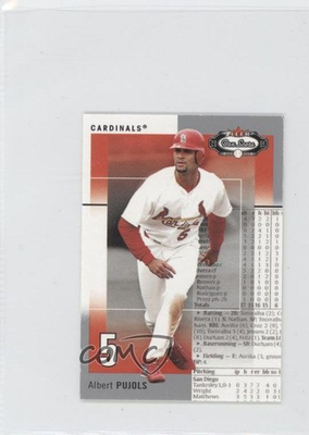 #ad 2003 Fleer Box Score Classic Miniatures Albert Pujols #17CM 0x5 $4.83