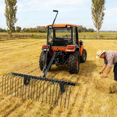 #ad 60quot; Tow Behind Landscape Rake24Tine Dethatcher for ATVamp;Mower3 Point Suspension $162.70