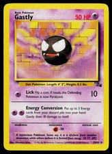 Gastly 33/62 Unlimited ( MP ) UNCOMMON | Fossil | Pokemon on eBay