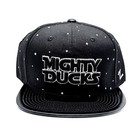 Anaheim Mighty Ducks Zephyr Black Flat Bill Snapback Hat – New
