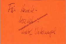 Original Autogramm Christof Wackernagel (ex R...
