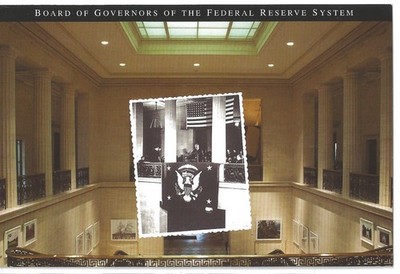 Postcard: Board of Governors Federal Reserve System, Washington DC   Unposted