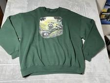 Vintage Animal Raccoon Print Pullover Sweatshirt