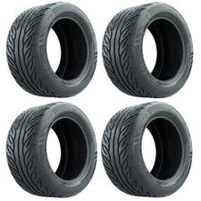 Set Of 4 Golf Cart Street Tires 25545-r14 Gtw Fusion Gtr Steel Belted Radial