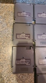 10 NINTENDO NES GAMES LOT 5-SCREW MORIO DUCK HUNT DONKEY KONG HOGANS ALLEY (H2)
