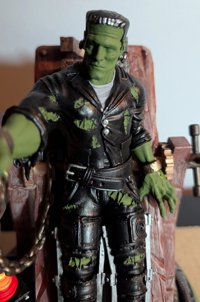Universal Classic Movie Monsters Frankenstein Awakens Awesome Detailed Paint Job - Image 2 of 4