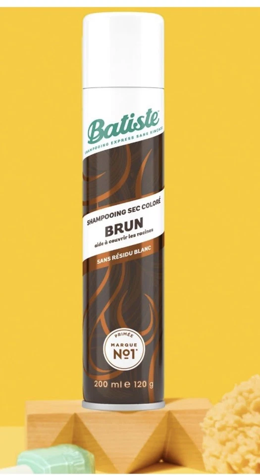 *Lot de 2* Shampooing sec coloré Batiste 200ml brun aide à couvrir les racines - Photo 3/4