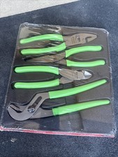 For Snap-on Tools Pl400bg Pliers Cutter Set 4-pc Green Handle Vinyl Talon Grip For Snap-on Tools Pl400bg Pliers Cutter Set 4-pc Green Handle Vinyl Talon Grip