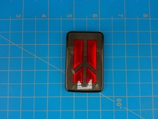 Vintage Oldsmobile Emblem Decal Badge Genuine Car Glossy Red 2.375-in Gm