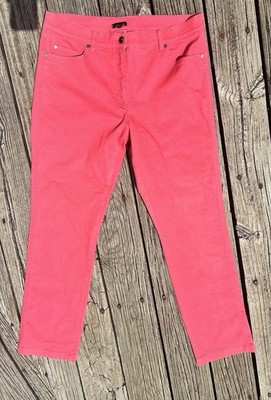 Escada Pink Skinny Trousers Pants 46