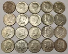 1964 P KENNEDY HALF DOLLAR - FULL ROLL - 20 COINS 90% SILVER PHILADELPHIA