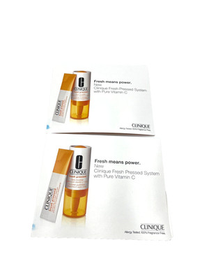 Clinique Fresh Pressed System Pure Vitamin C Cleanser Set of 2 - 1 Day Trial