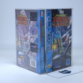 Star Wars Rebel Assault CIB W/ Manual - Sega CD