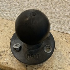 RAM-D-202U RAM Mounts Large 3.68-Inch Dia Round Plate with D-Size 2.25-Inch Ball
