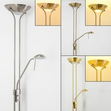 LED Deckenfluter Rom dimmbar Stehlampe Leseleuchte Büro Wohn Schlaf Zimmer