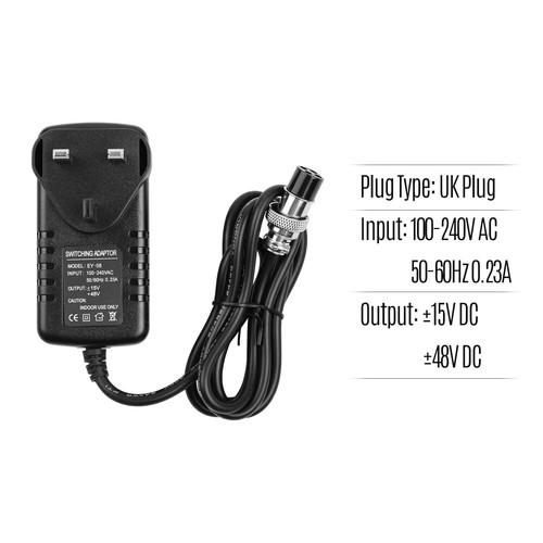 Mixing Console Mixer Power Supply AC Adapter 15V 230mA Universal 4-Pin S2Y3 - Picture 4 of 5
