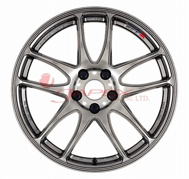 Mitsubishi Evolution X Red Work Emotion CR Kiwami | Wheel Front