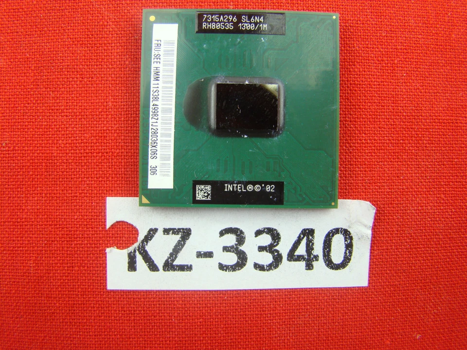 Intel Pentium M Processor CPU SL6N4 1,30GHz/1M/400 RH80535/V-107 #KZ-3340 - Image 2 of 2