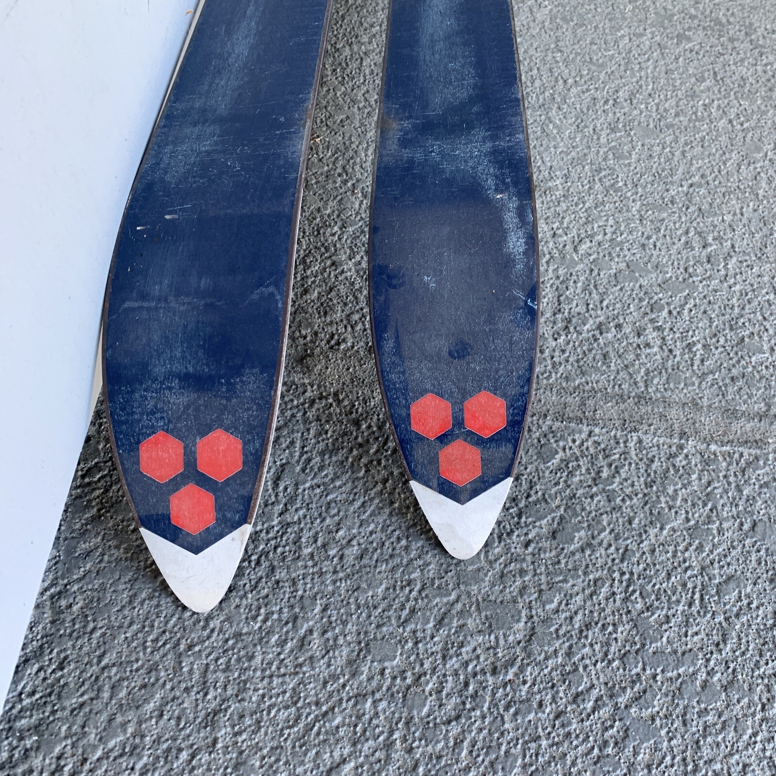 VTG 1978 Hexcel Spectralite Honeycomb Skis 185cm Orange Tyrolia 250 Made In USA