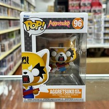Funko Pop! Sanrio: Aggretsuko con Figura Vinilo Guitarra con Estuche Protector