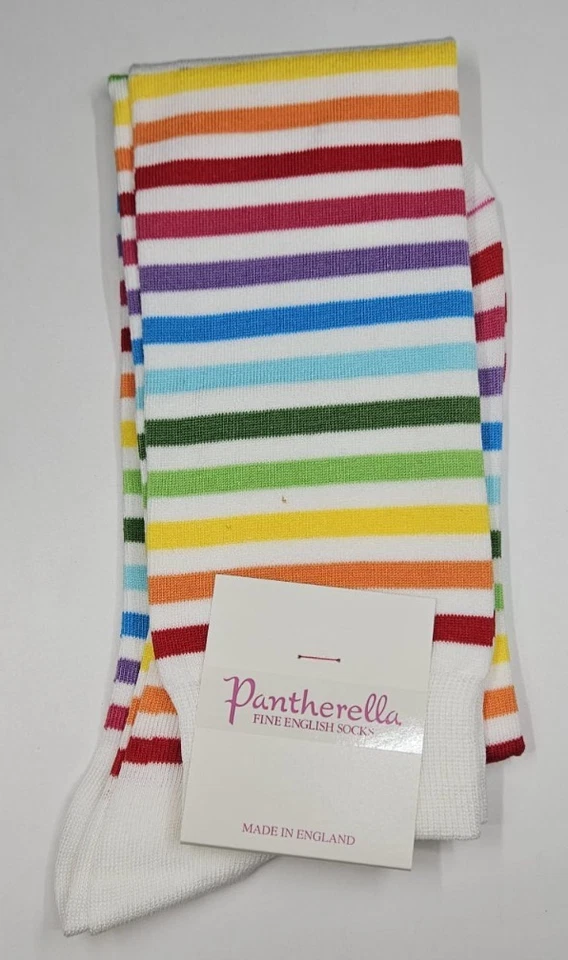 Meias inglesas finas Pantherella - Discoteca feminina 75% algodão 23% nylon 2% lycra nova com etiquetas - Imagem 3 de 4