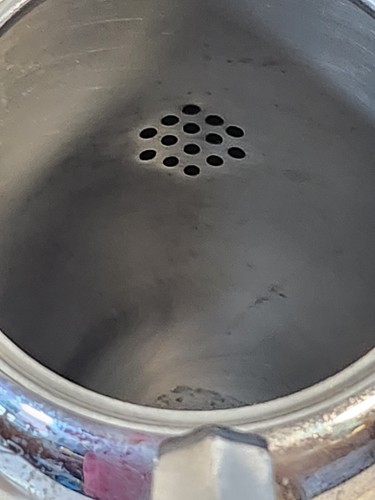 Servidor de tetera cromada para tetera 3 piezas con crema y azúcar plato - Imagen 12 de 22