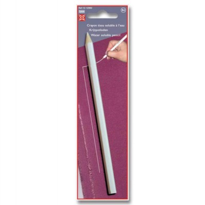 SUPER WASSERLÖSLICHER STOFFMARKIERUNGSSTIFT WEISS, 1 STCK., (REF: 12-12992) KOSTENLOSER VERSAND