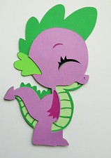 My Little Pony Spike The Dragon Paper Die Cut Scrapbook Embellishment