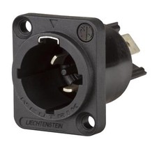 Neutrik PowerCON True1 Mains Power Chassis Connector. Male NAC3MPX. INPUT